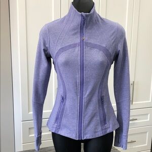 Lululemon Define Jacket *Soft Mini Check – Heathered Persian Purple – Size 4